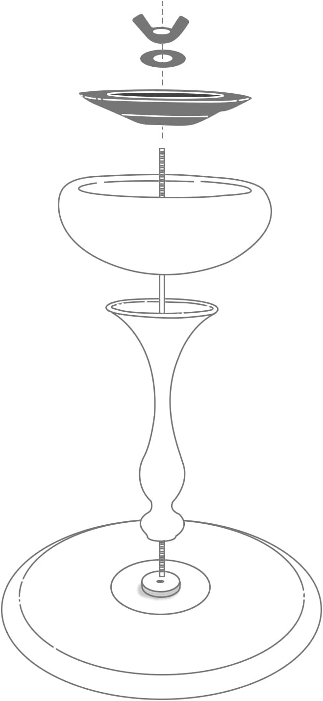 Small Black Round Side Table Pedestal - Image 9