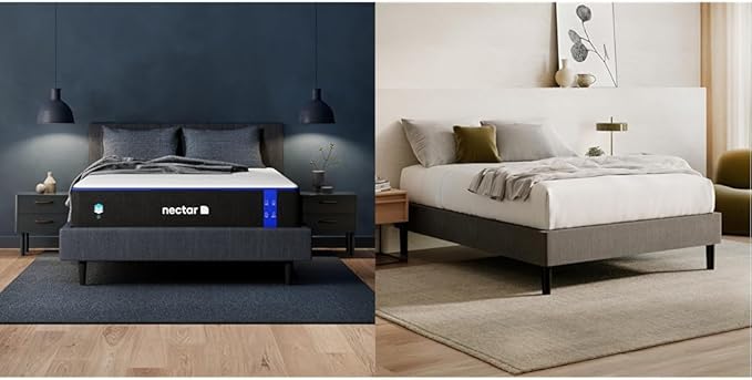Nectar Full 12” Mattress with Bed Frame by NectarSleep