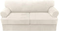 H.VERSAILTEX Sofa Cover 3 Piece Loveseat Slipcovers Thick Velvet Couch Cover by HVERSAILTEX