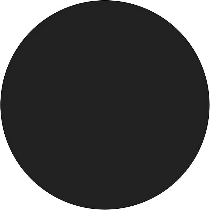 HomePop Black Mango Wood End/Side Round Table - Image 6