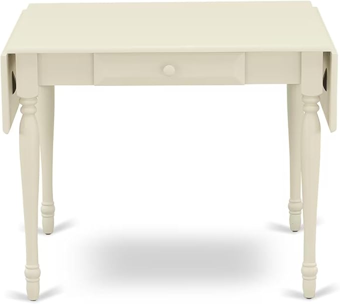East West Furniture MZDA5-LWH-W 5 Piece Dining Table Set - Image 9
