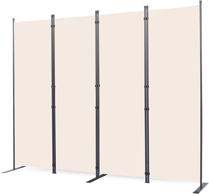 Room Divider, 4 Panel Folding Privacy Screens by CHOSENM