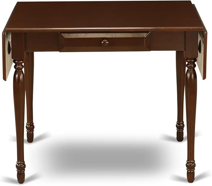 East West Furniture MZDA5-MAH-W 5 Piece Kitchen Table & Chairs Set Includes a - Image 8