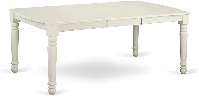 East West Furniture LGDA9-LWH-22 9 Piece Dining Set Consists of a Rectangle - Image 3