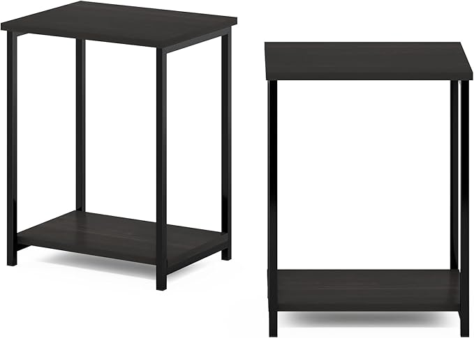 Furinno Simplistic Metal Frame End Table - Image 7