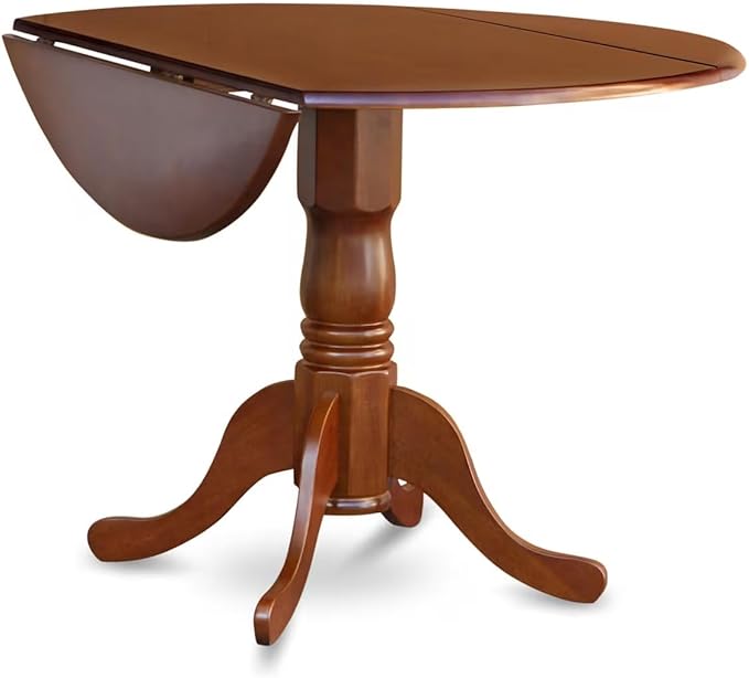 East West Furniture DLAN5-BCH-C 5 Piece Dining Table Set - Image 5