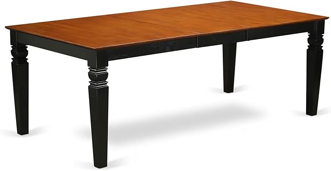 East West Furniture LGAN9-BCH-C 9 Piece Dining Set Includes a Rectangle Dining - Image 3