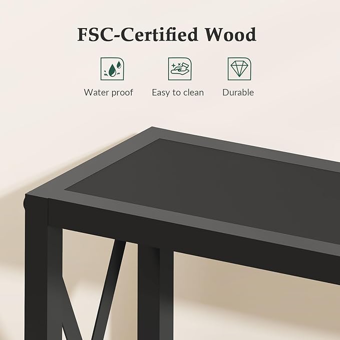 Console Table Narrow Long, Behind Couch Table - Image 6