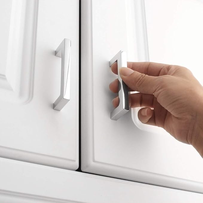 KOOFIZO 20-Pack Solid Square Bar Cabinet Handle - Image 3