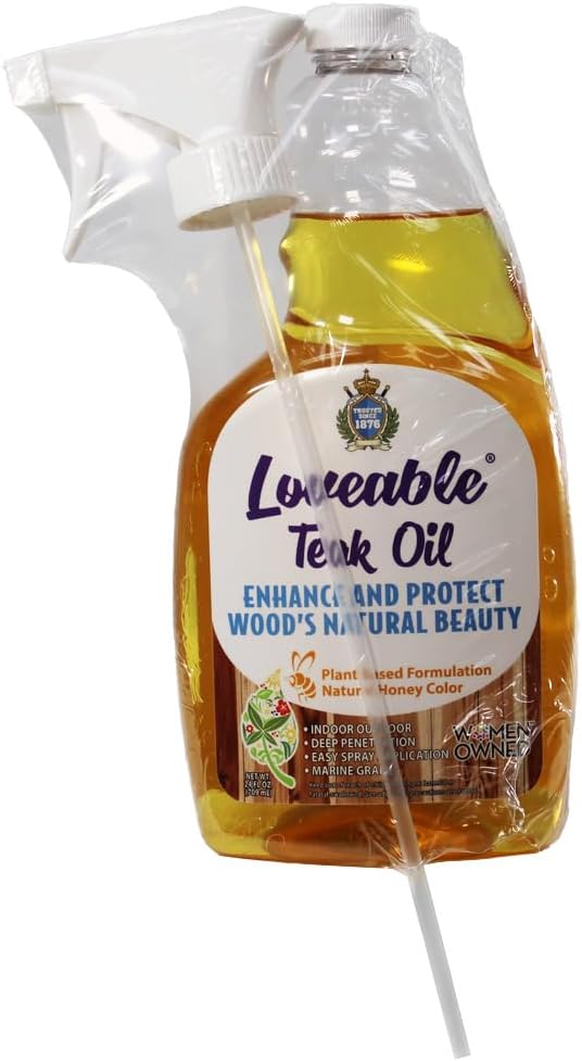 EcoDecors Loveable 24 oz Spray Bottle Teak Oil - Image 4