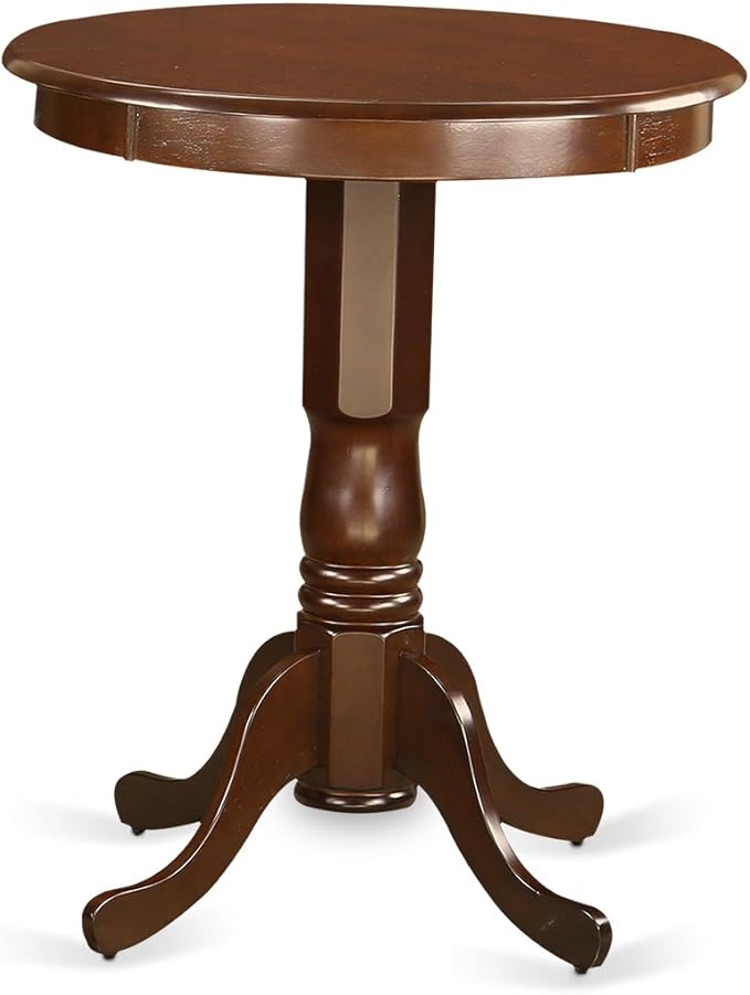 East West Furniture EDVN3-MAH-LC 3 Piece Counter Height Dining Set Contains a - Image 4