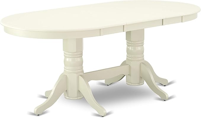 East West Furniture VAAD9-LWH-LC 9 Piece Kitchen Table & Chairs Set Includes an - Image 7