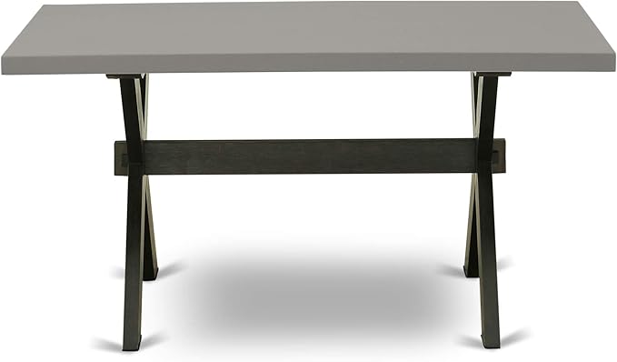 East West Furniture X697DR124-7 7 Piece Dinette Set Consist of a Rectangle - Image 5