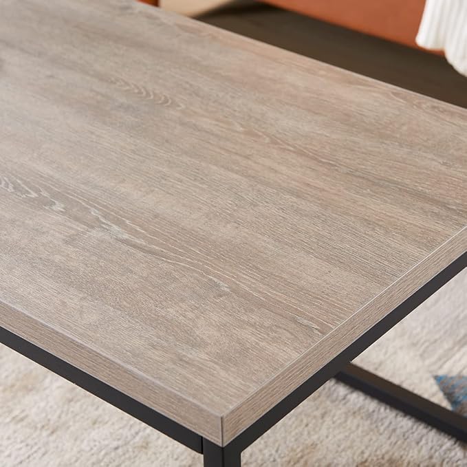 CENSI 30"x30" Grey Wash Accent Coffee Table Ottoman - Image 6