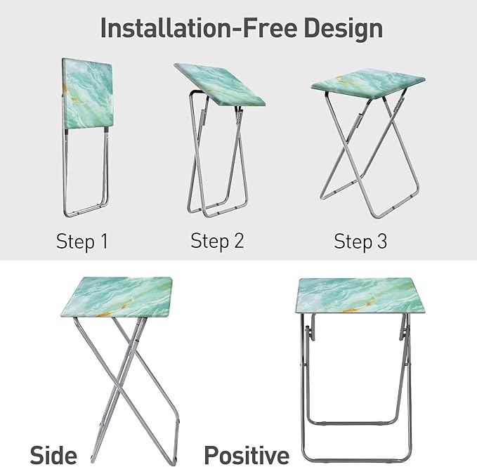 Garden 4 you Folding TV Tray Table TV Dinner Table - Image 3