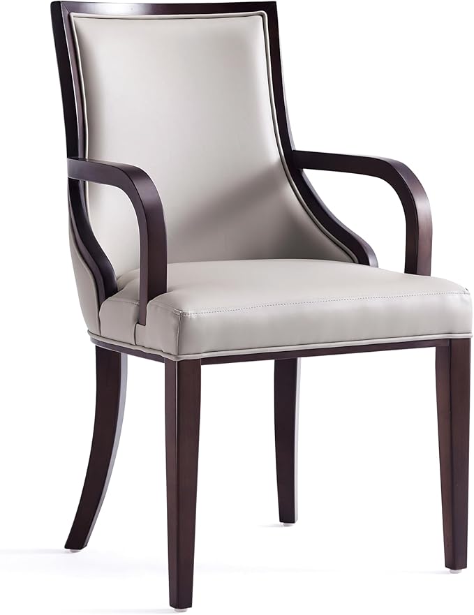 Manhattan Comfort Grand Faux Leather Dining Chairs - Image 7