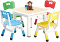 FUNLIO Kids Table and 4 Chairs Set by FUNLIO