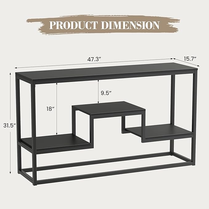 TV Stand for TVs up to 55 Inch, TV Console Table - Image 2