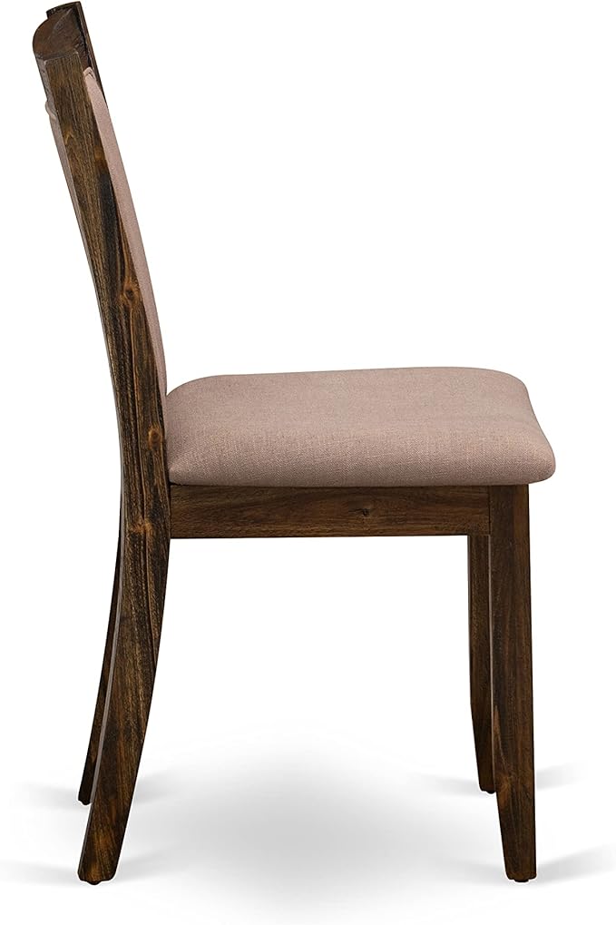 East West Furniture I3MZ7-748 7 Piece Dining Room Table Set Consist of a Round - Image 10