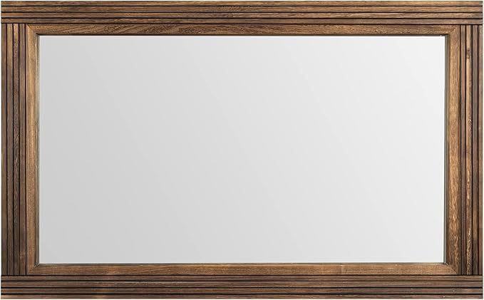 YOSHOOT Hand-Made Wooden Spliced Wall Mirror - Image 4
