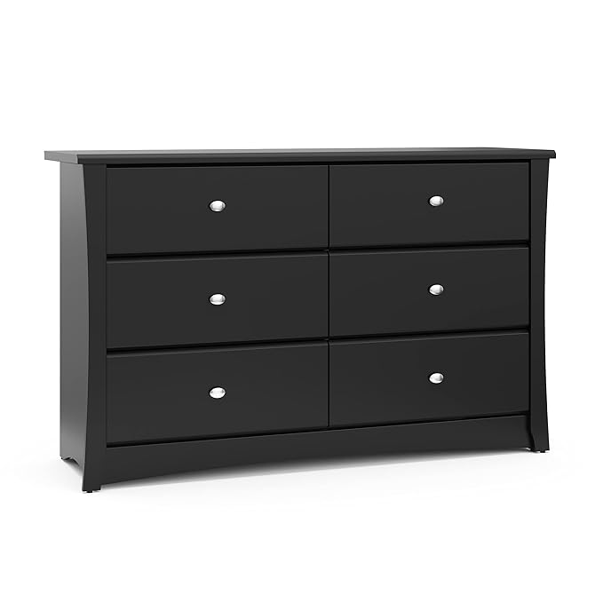 Storkcraft Crescent 6 Drawer Bedroom Dresser – GREENGUARD Gold Certified by Storkcraft