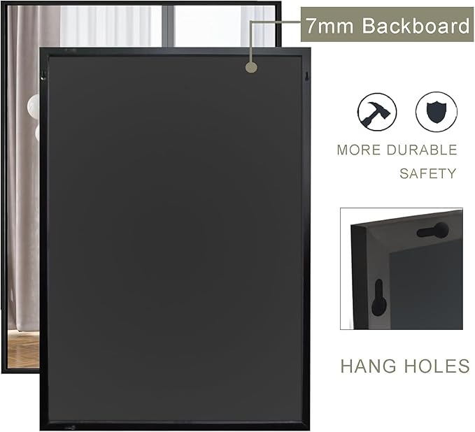 Wall Mirror 30x36, Rectangle Bathroom Mirror 30 x 36 inch, Large Vanity Mirror - Image 7
