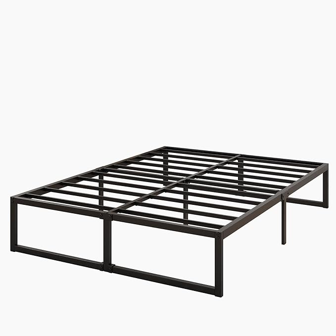 16 Inch California King Bed Frames No Box Spring Needed Heavy Duty Metal Cal - Image 9