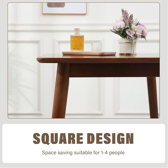 OGMILL 27.6" Small Dining Table Square - Image 8