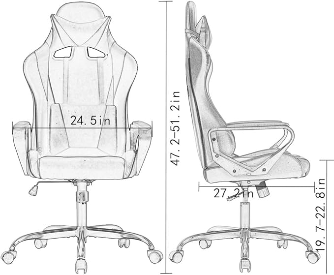 BestOffice Computer Executive Desk Office Chair - Image 3