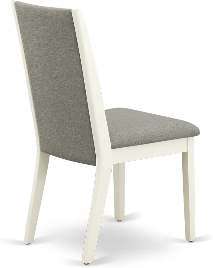 East West Furniture ANLA5-LWH-06 5 Piece Dining Room Furniture Set Includes a - Image 8