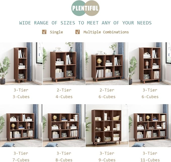 IOTXY Freestanding Open Cubes Bookcase - Image 5