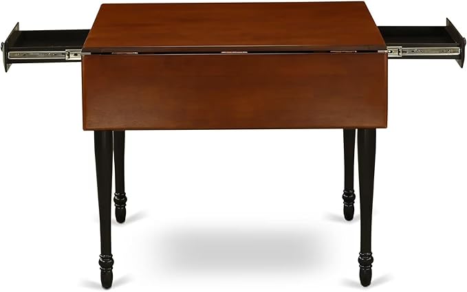 East West Furniture MZAV5-BCH-W 5 Piece Dinette Set - Image 7