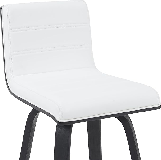 Armen Living Vienna Modern Swivel 26" Counter Height Barstool - Image 5