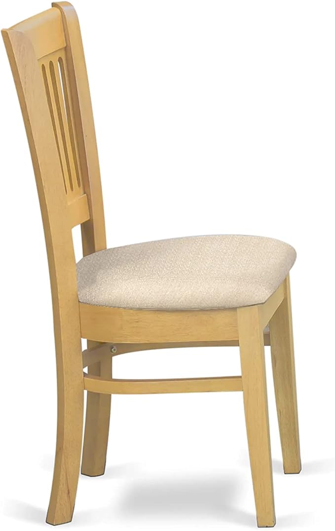 East West Furniture NDVA3-OAK-C 3 Piece Dining Room Furniture Set Contains a - Image 11