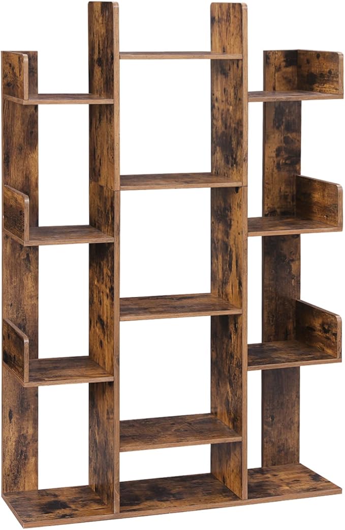 VASAGLE 6-Tier Bookshelf, Tall Display Shelf, Freestanding Storage Shelf - Image 6