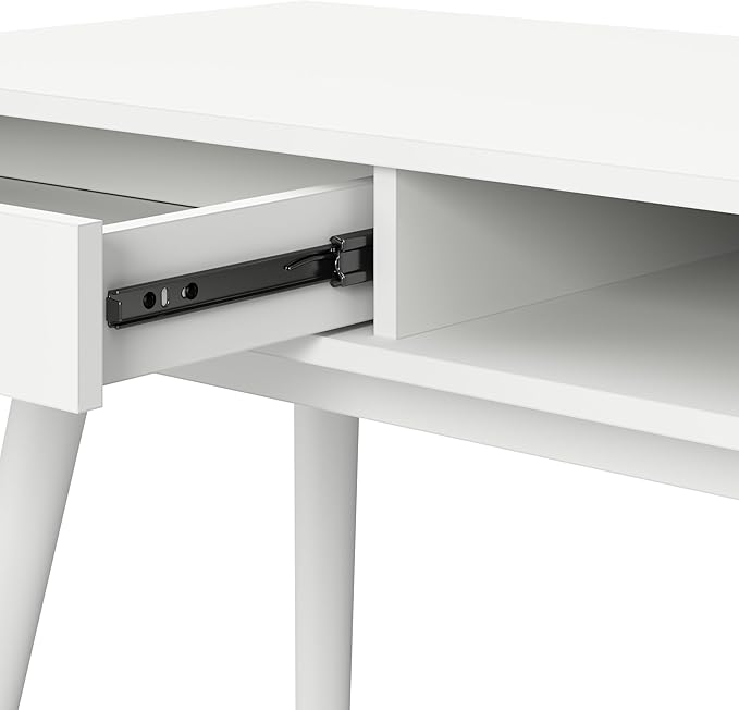 Furniture Nora 40W Writing Desk in Pure White | Computer Table - Image 6