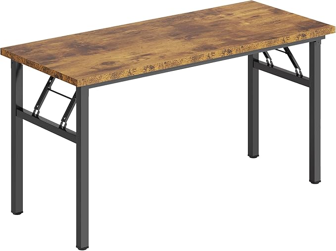 DlandHome Large Computer Desk, Folding Desk, Decent and Steady Home Office - Image 9