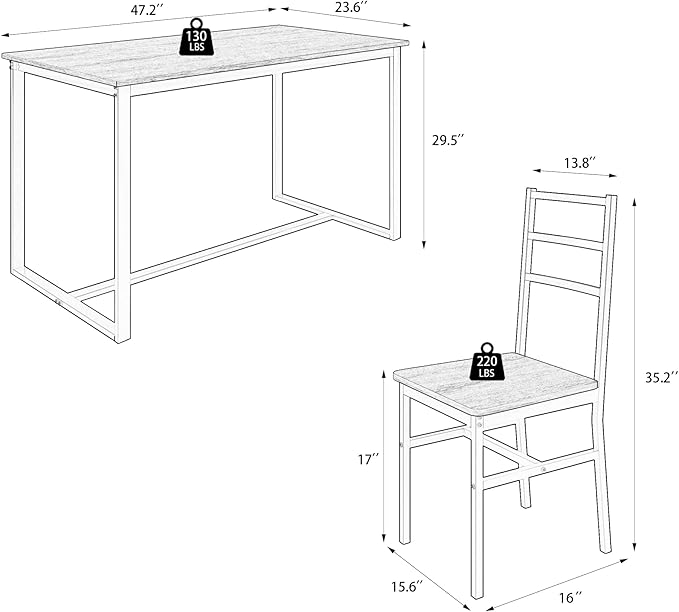 Ball & Cast Dining Table Set - Image 2