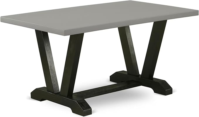 East West Furniture V696DR124-5 5 Piece Kitchen Table Set - Image 3