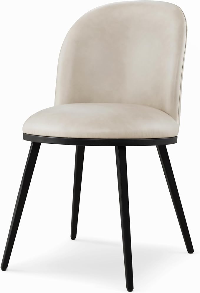 Dining Chairs Set of 6, Faux Leather Upholstered Dining Room Chairs - Image 8