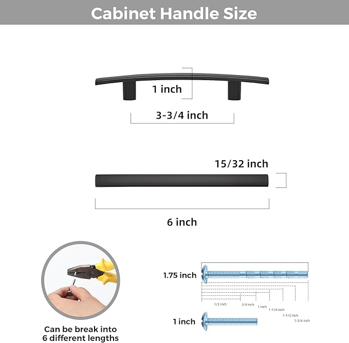 30 Pack Cabinet Handles 3.75" Hole Center - Image 3