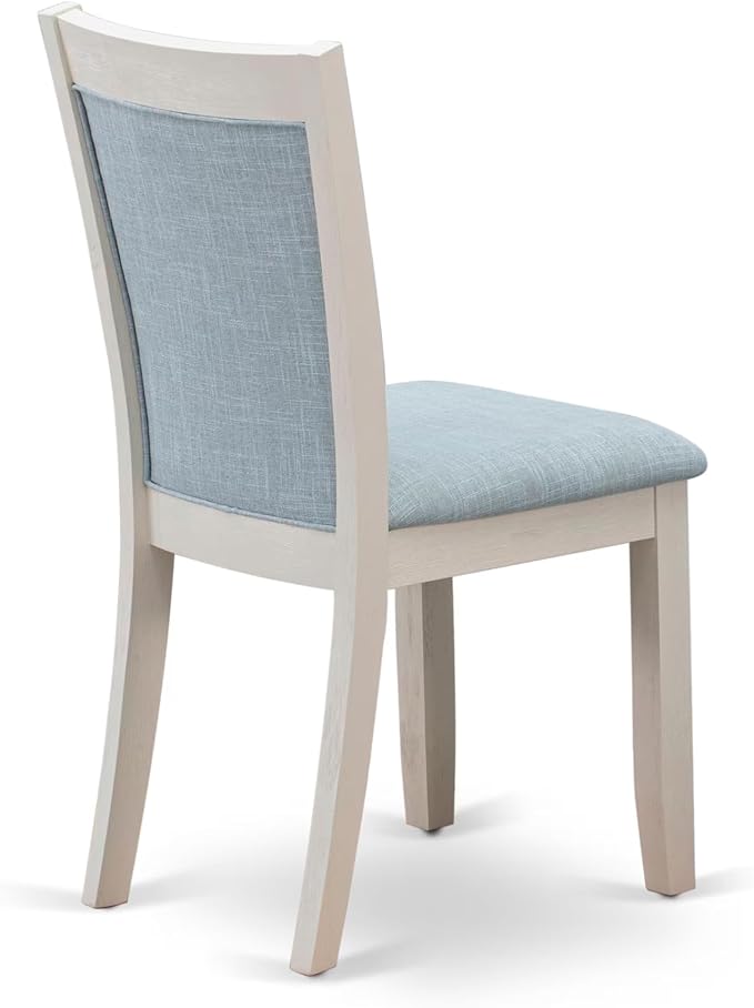 East West Furniture V027MZ015-7 7 Piece Dining Table Set Consist of a Rectangle - Image 12