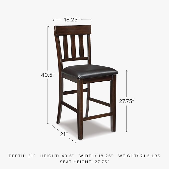 Signature Design by Ashley Haddigan 24" Counter Height Upholstered Barstool 2 - Image 9