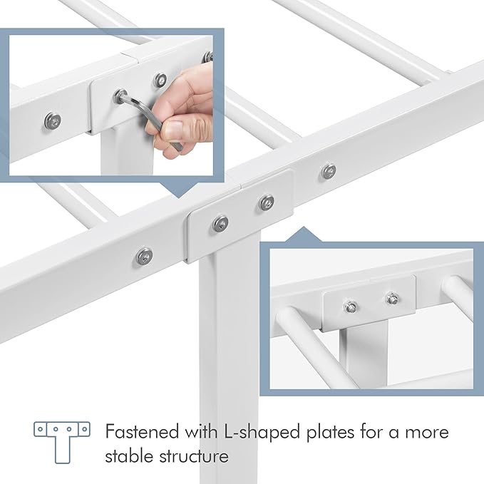 Yaheetech Metal Full Size Bed Frame, Platform Bed Frame, Mattress Foundation - Image 7