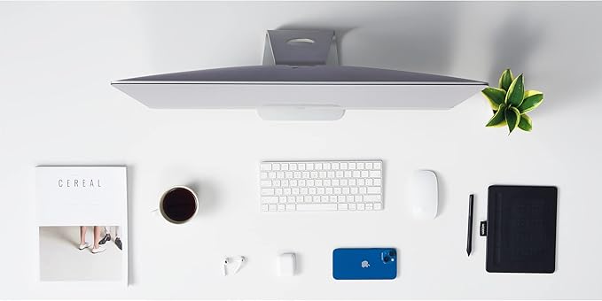 Kaboon White Table Top 23.62" D x 59.1" W, Solid One-Piece Desktop, Universal - Image 5