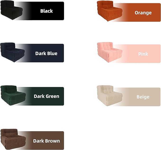Bean Bag Chair - Memory Foam Bean Bag Chair - Image 8