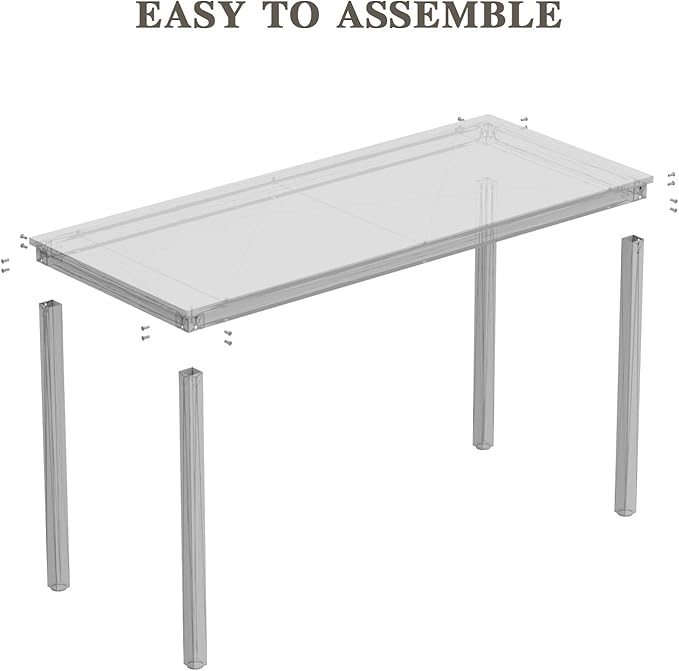 Teraves Computer Desk/Dining Table Office Desk Sturdy Writing Workstation - Image 8