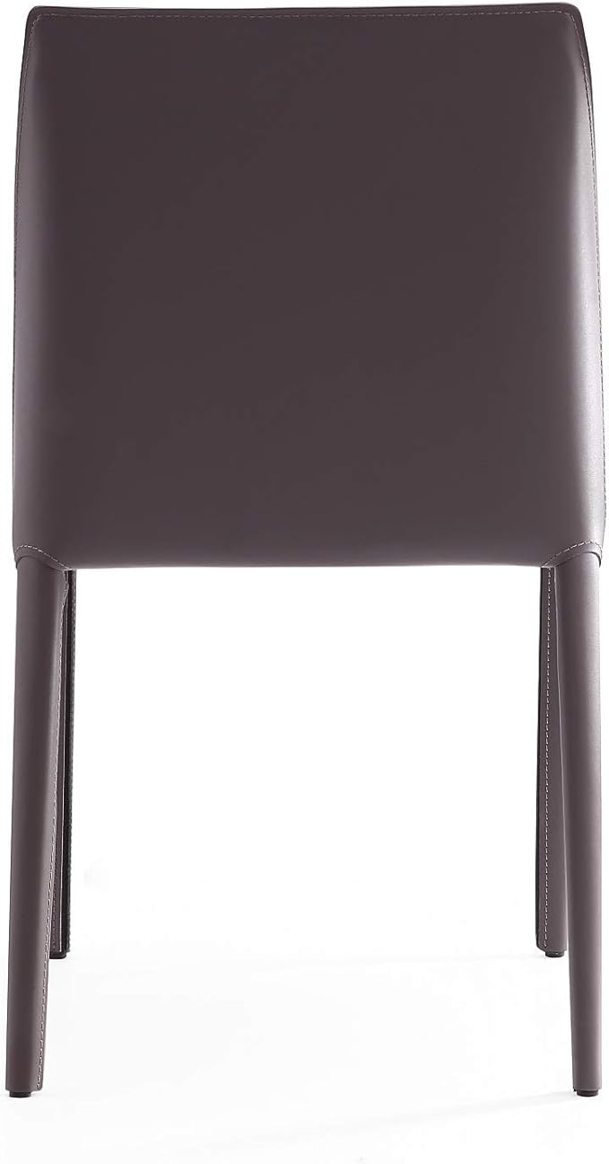 Manhattan Comfort Paris 8-Piece Leather Dining Chair and Armchair Set, - Image 8