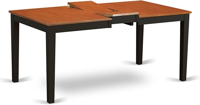 East West Furniture NIQU6-BCH-W 6 Piece Dining Room Table Set Contains a - Image 4