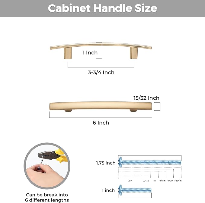 30 Pack Cabinet Handles 3.75" Hole Center - Image 3